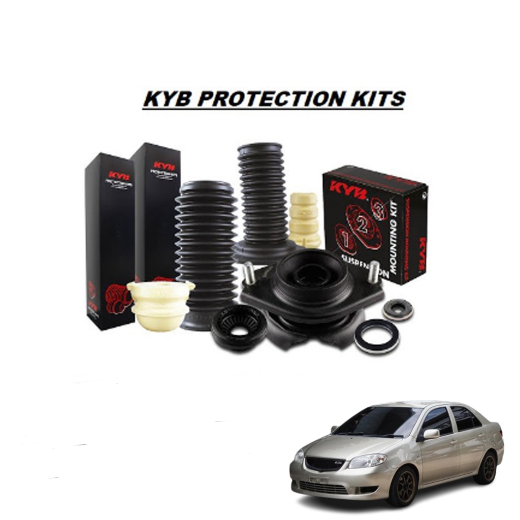KYB เบ้าโช๊คอัพ TOYOTA VIOS NCP42 ปี 2002-2006 โตโยต้า วีออส ยางกันกระแทก ยางกันฝุ่น