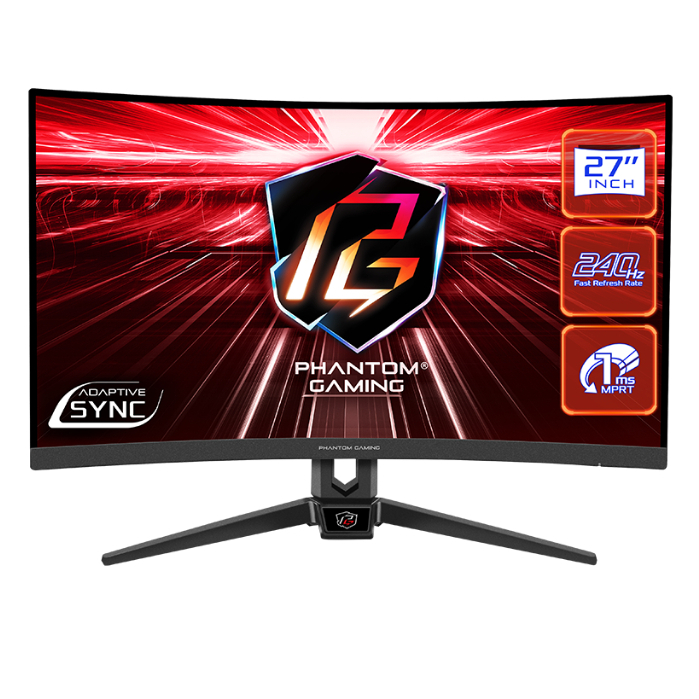 Monitor 27 ASROCK PG27F15RS1A (VA, HDMI, DP) CURVE 240Hz