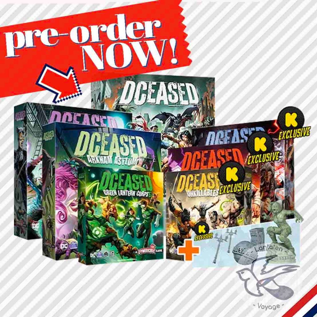 📆Pre-Order ระยะเวลานาน📆 DCeased - A Zombicide Game Retail Pledge [Boardgame]