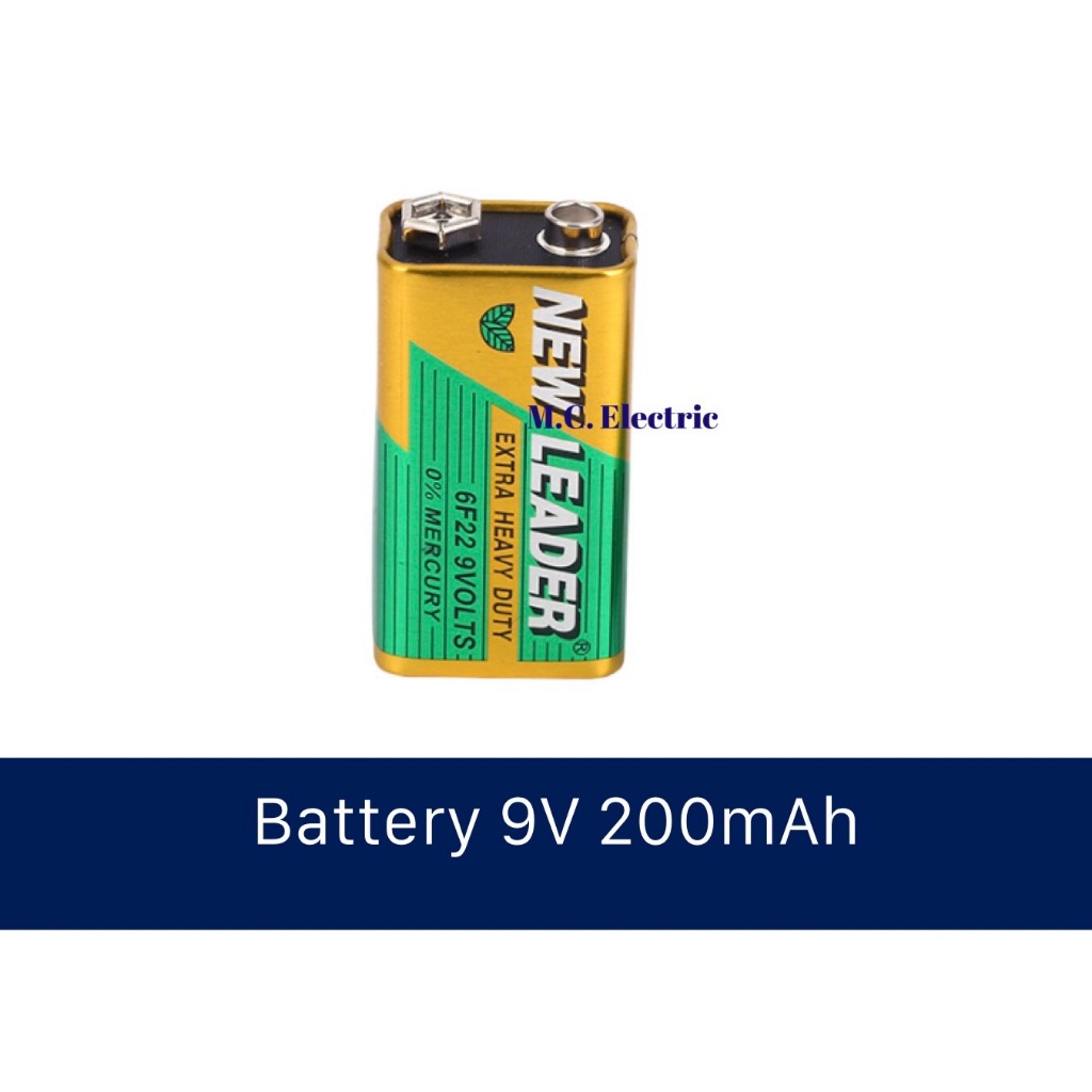 ถ่าน 9V แบตเตอรี่ 9V 6f22 Battery 9V จำนวน 1 ก้อน ของแท้