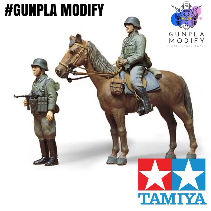 TAMIYA 35053 1/35 โมเดลประกอบ โมเดลทหารม้า Wehrmacht Mounted Infantry