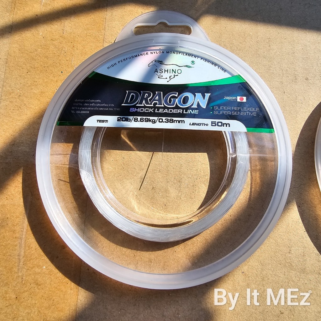 ของแท้ ราคาถูก ❗❗ สายช็อคลีด Ashino Dragon ความยาว 50 เมตร รองรับงานตกปลาช่อน กระสูบ ชะโด ปลาขนาดใหญ่ Shock Leader Line - รูปที่ 2