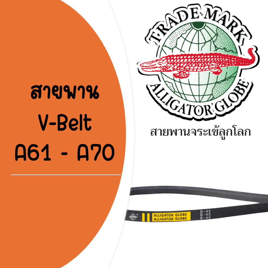 สายพาน จระเข้ลูกโลก A61 - A70