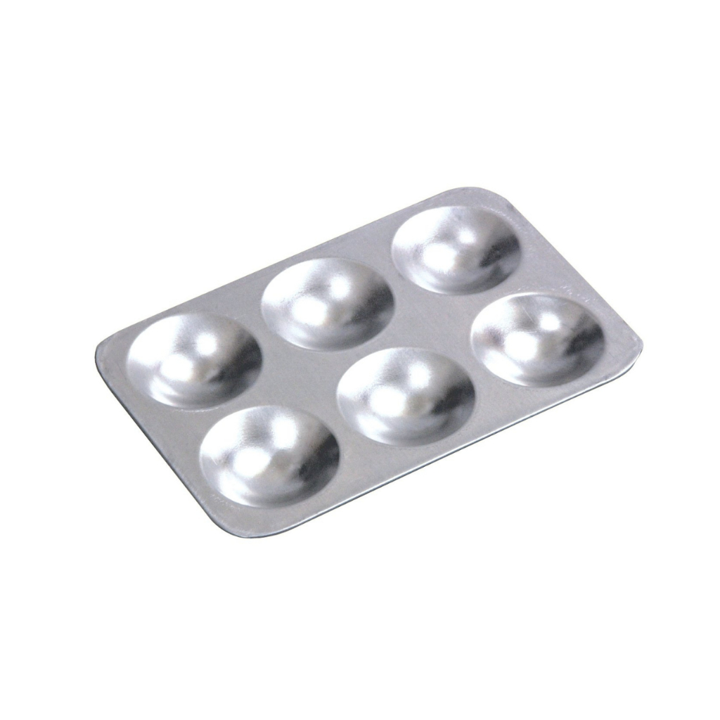 AA-67-10 จานสีอะลูมิเนียม 11 หลุม กันน้ำ ไร้สนิท ง่ายต่อการทำความสะอาด Aluminium Colour Palette
