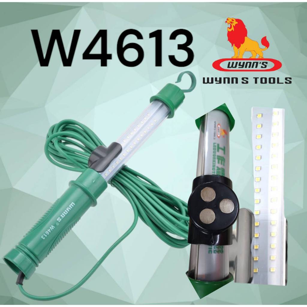 WYNN'S โคมไฟแขวนซ่อมรถ LED ,โคมไฟส่องเครื่องยนต์ W4613 60W