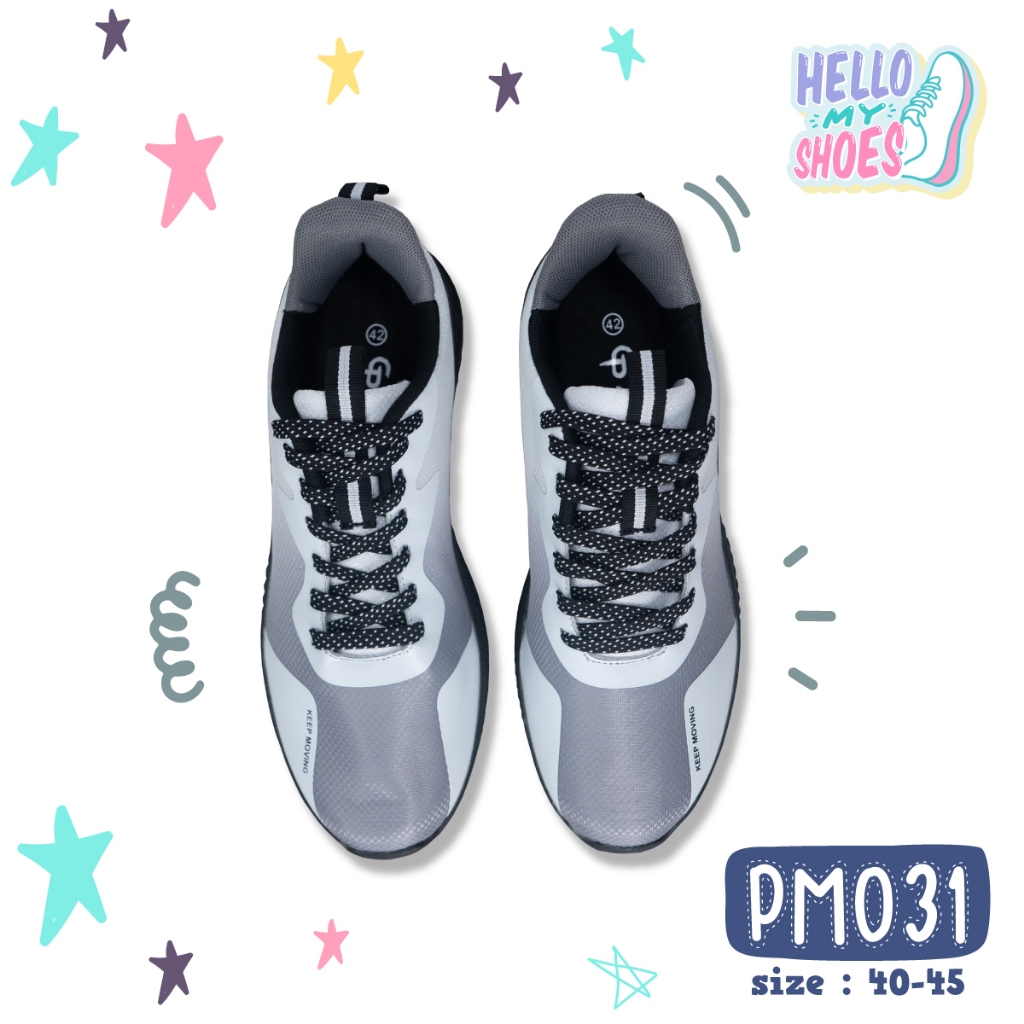 รองเท้าผ้าใบ สนีกเกอร์ แนะนำเพิ่มไซซ์ รุ่น PM031 สินค้าตรงปก จัดส่งไว แท้100%