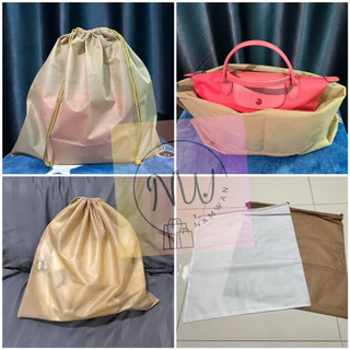 ถุงผ้ากันฝุ่นได้ดี ผ้าสปันบอนด์ สีขาวและน้ำตาล เป็นset 3ใบ ,5ใบ , 10ใบ