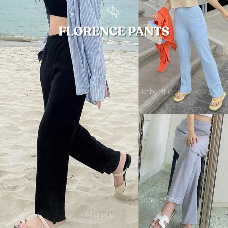 Goodly.nita - FLORENCE PANTS- กางเกงขายาว รุ่น original ของทางร้าน
