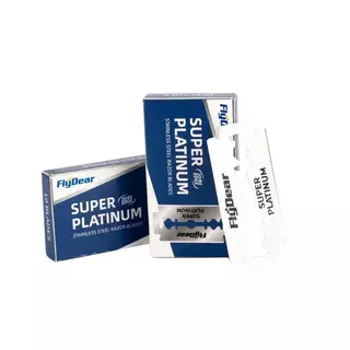 ใบมีดโกน 2 คม FlyDear คมกริบทุกการโกน 1 กล่อง มี 100 ใบ