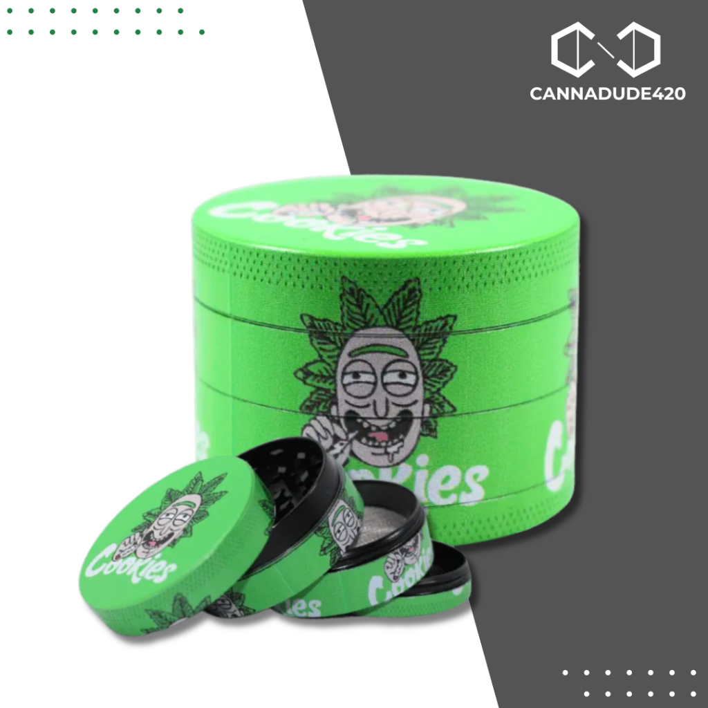 Grinder grinder 63mm. [GDS37] เครื่องบด ที่บด ขนาด 63มม. 4 ชั้น Metal grinder ริกมอตี้