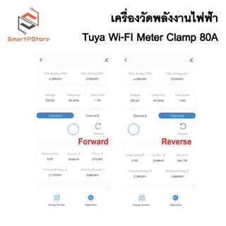 Tuya Smart Life WIFI Digital Meter 80A 100-240V AC วัดค่าไฟ Energy Meter kWh วัดพลังงานไฟฟ้า Smart Home