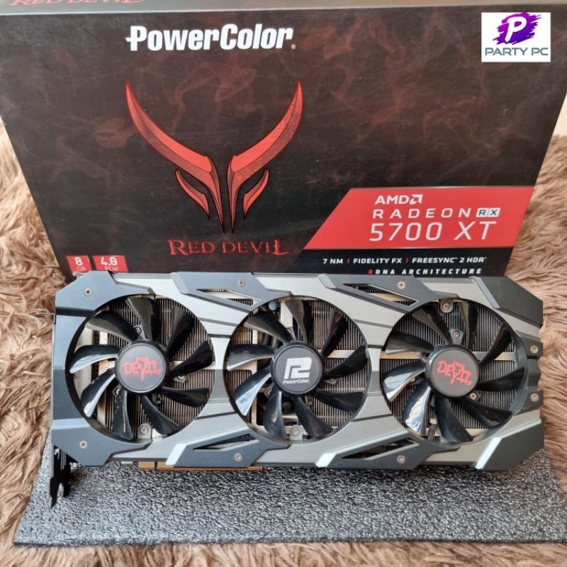 POWER COLOR RED DEVIL RX5700XT ครบกล่อง