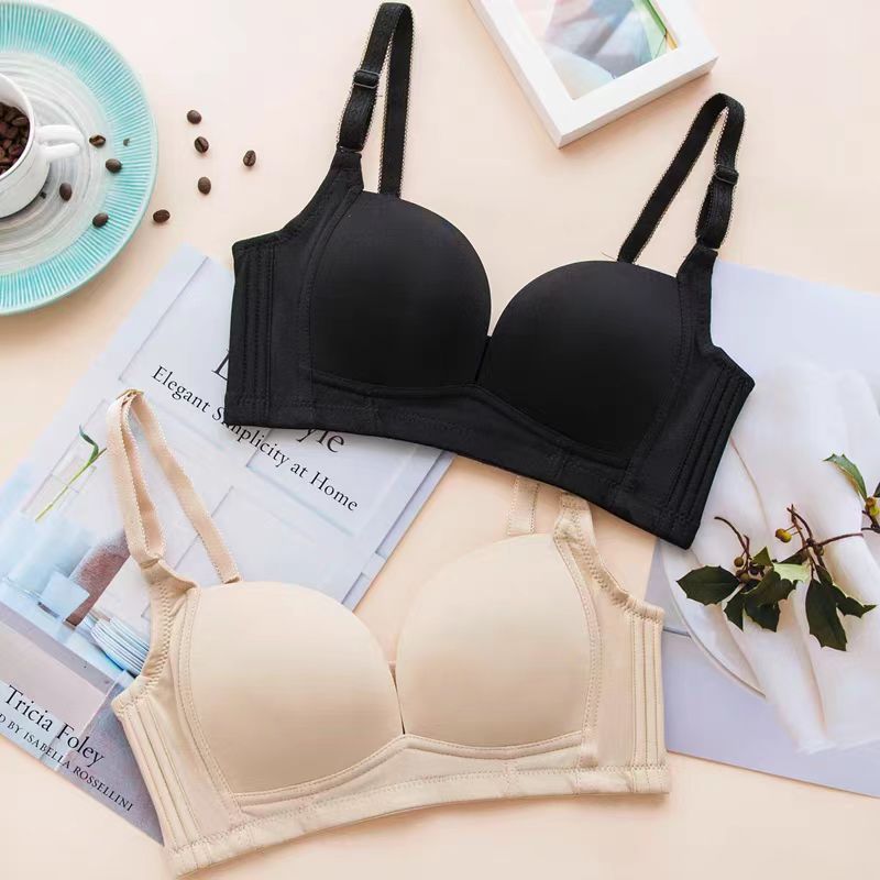 A11 ชุดชั้นใน 3D Perfect bra สายคล้องไหล่ปรับได้ เป็นทรง V Bra มีไซส์ใหญ่ ด้านหลังแบบสี่ตะขอ hood เสื้อชั้นใน ราคา ถูกที่สุด ดีลบีเคเค แกลเลอรีภาพที่ 5