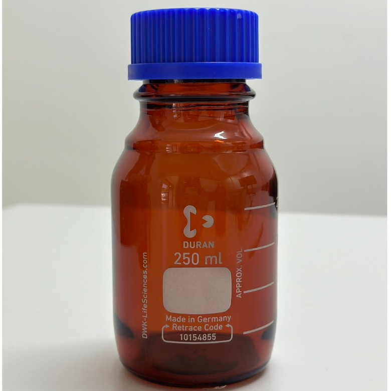 ขวดแก้วสีชา ขวดใส่สาร Media Bottle Duran bottle Amber Bottle Storage bottle