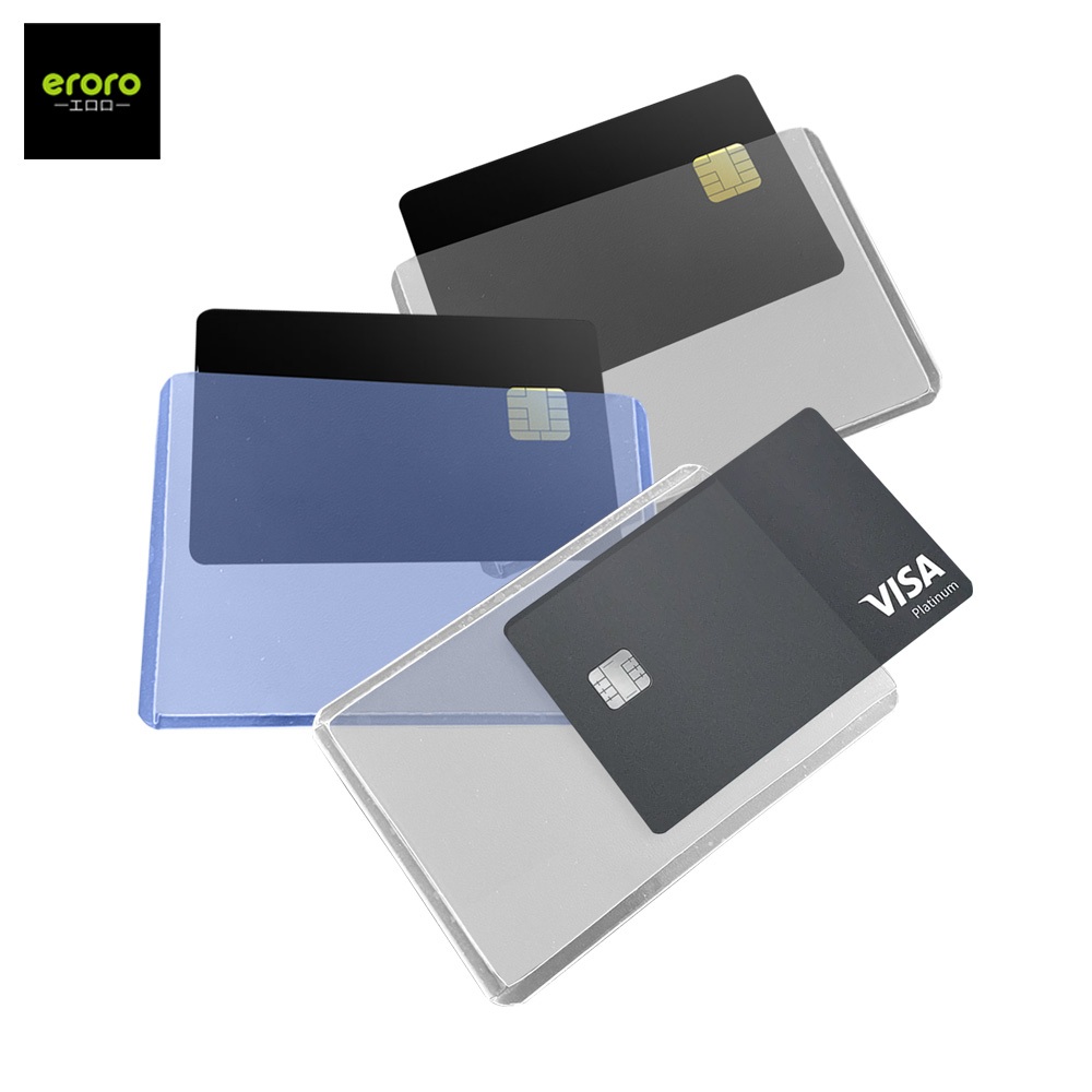 ERORO กรอบพลาสติกใส PVC กันน้ำ ซองพลาสติกแข็ง สำหรับใส่บัตร