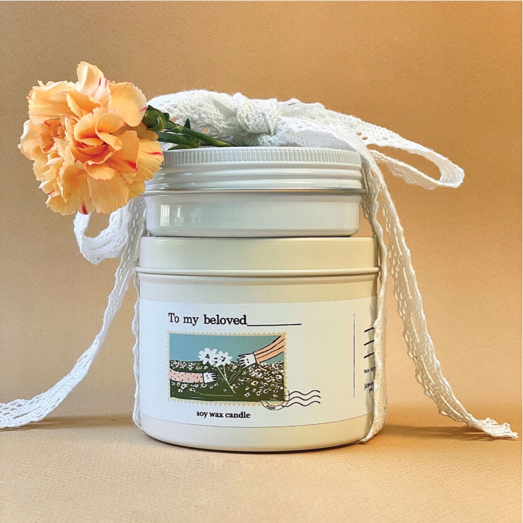 Summerstuff.marine - To my beloved soy wax candle (180g.)