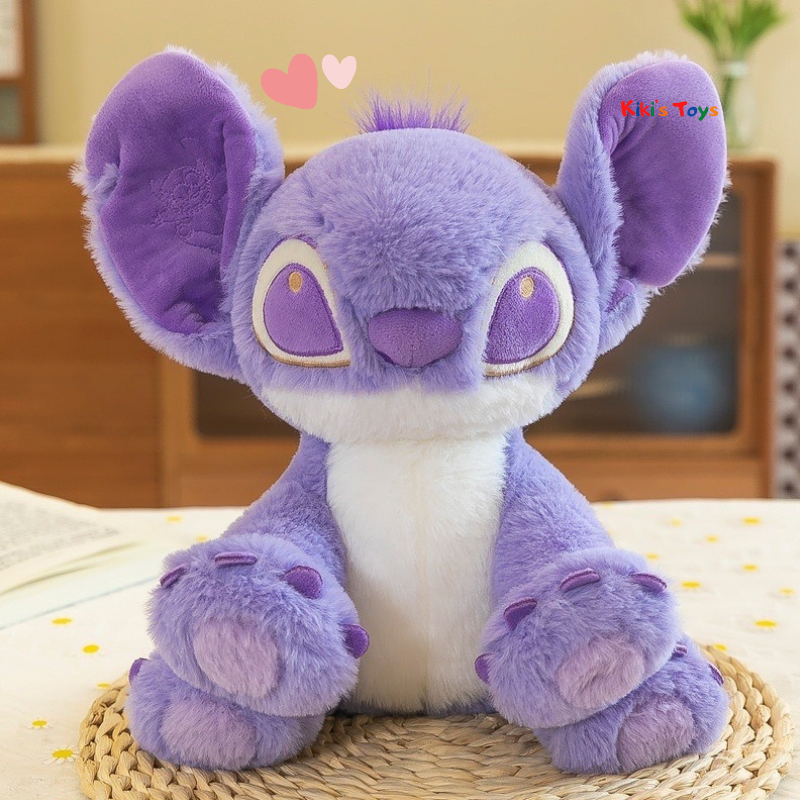 พร้อมส่ง ตุ๊กตาสติช Stitch สีม่วงน่ารัก ตุ๊กตาสติชสีม่วง รูปที่ 2