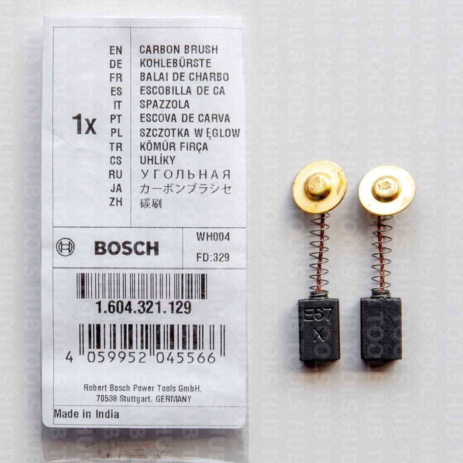 แปรงถ่าน(แท้) เครื่องเป่าลม GBL800E  1604321129 Bosch อะไหล่แท้