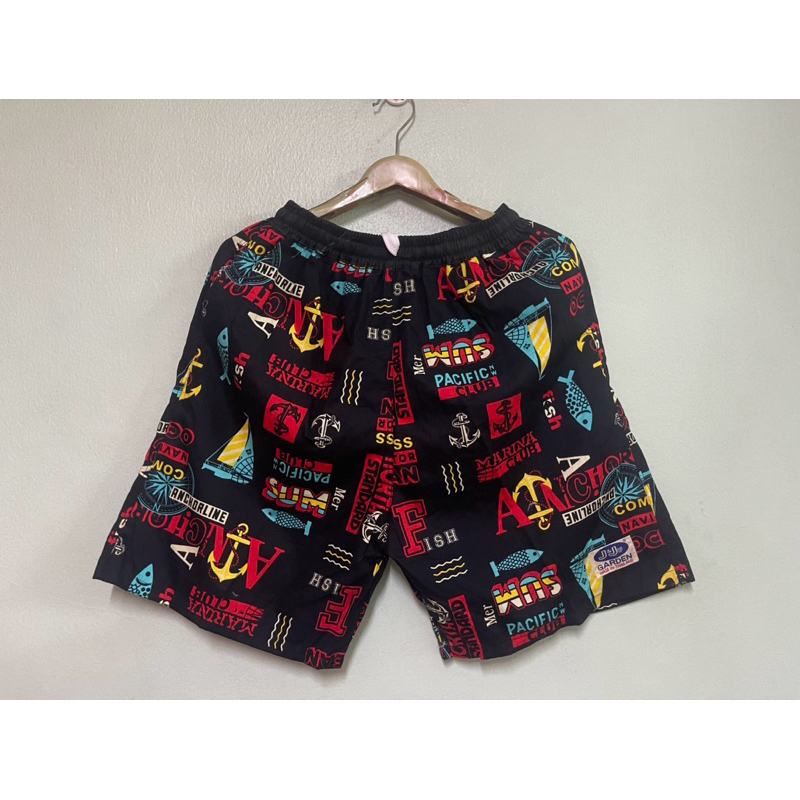 กางเกงเจเจขาสั้นลายสมอศิลป์ก้างปลามาใหม่สีสวยพาสเทลน่าใส่ครบSize Size M L XL