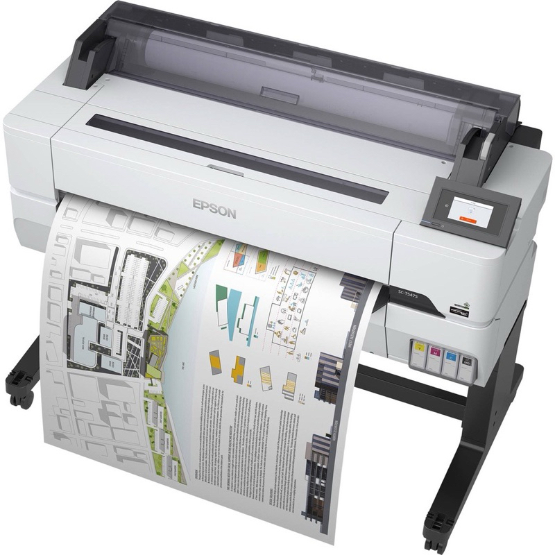 Epson Printer Plotter Surecolor T5435 หน้ากว้าง 36 นิ้ว หมึกกันน้ำทุกสี รับประกัน3ปี ผ่อนได้ ออกใบกำ