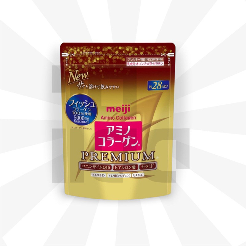 🇯🇵Meiji Amino Collagen Premium เมจิ อะมิโน คอลลาเจน สีทอง