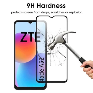 ฟิล์มกระจก เต็มจอ For ZTE Blade A34 A51 A51s A52 A54 V50 A72 Design 5G Tempered glass 5D full