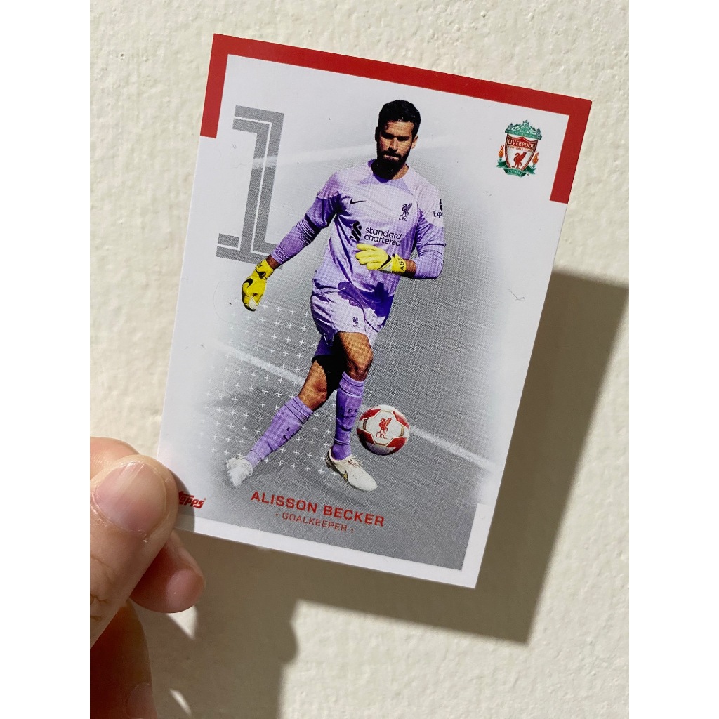 การ์ดฟุตบอล 2022-23 TOPPS LIVERPOOL FC OFFICIAL TEAM SET ใบเบส (ขายแยกใบ)