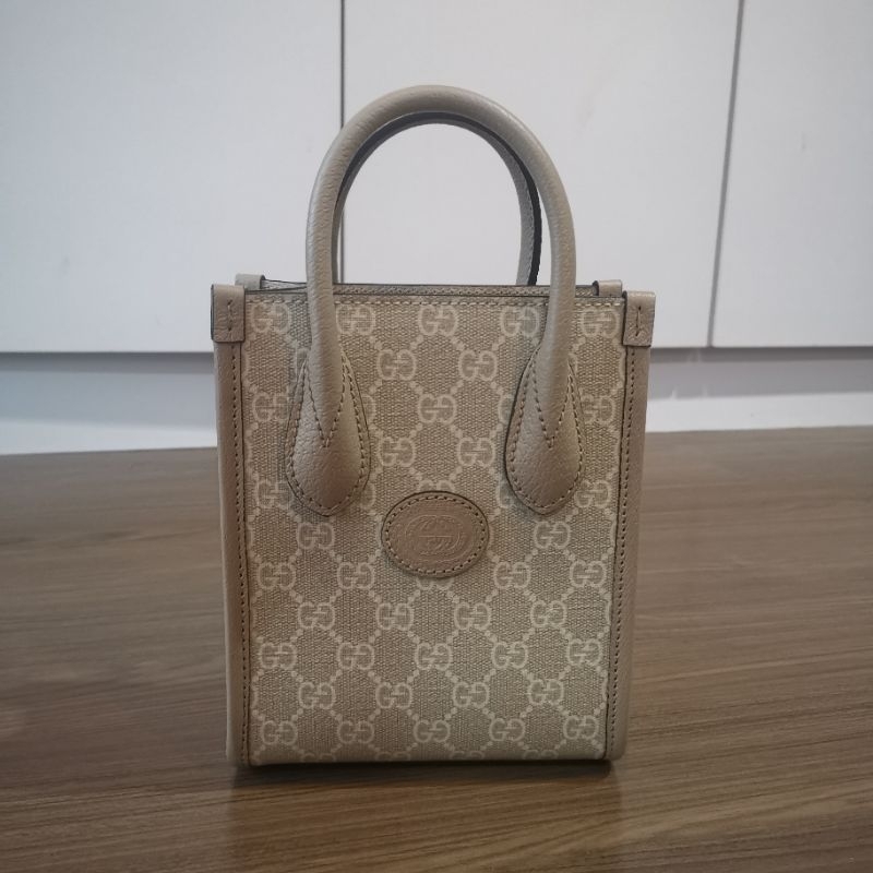 มือ2กระเป๋า Gucci moni tote bag ของแท้100% มีใบเสร็จ