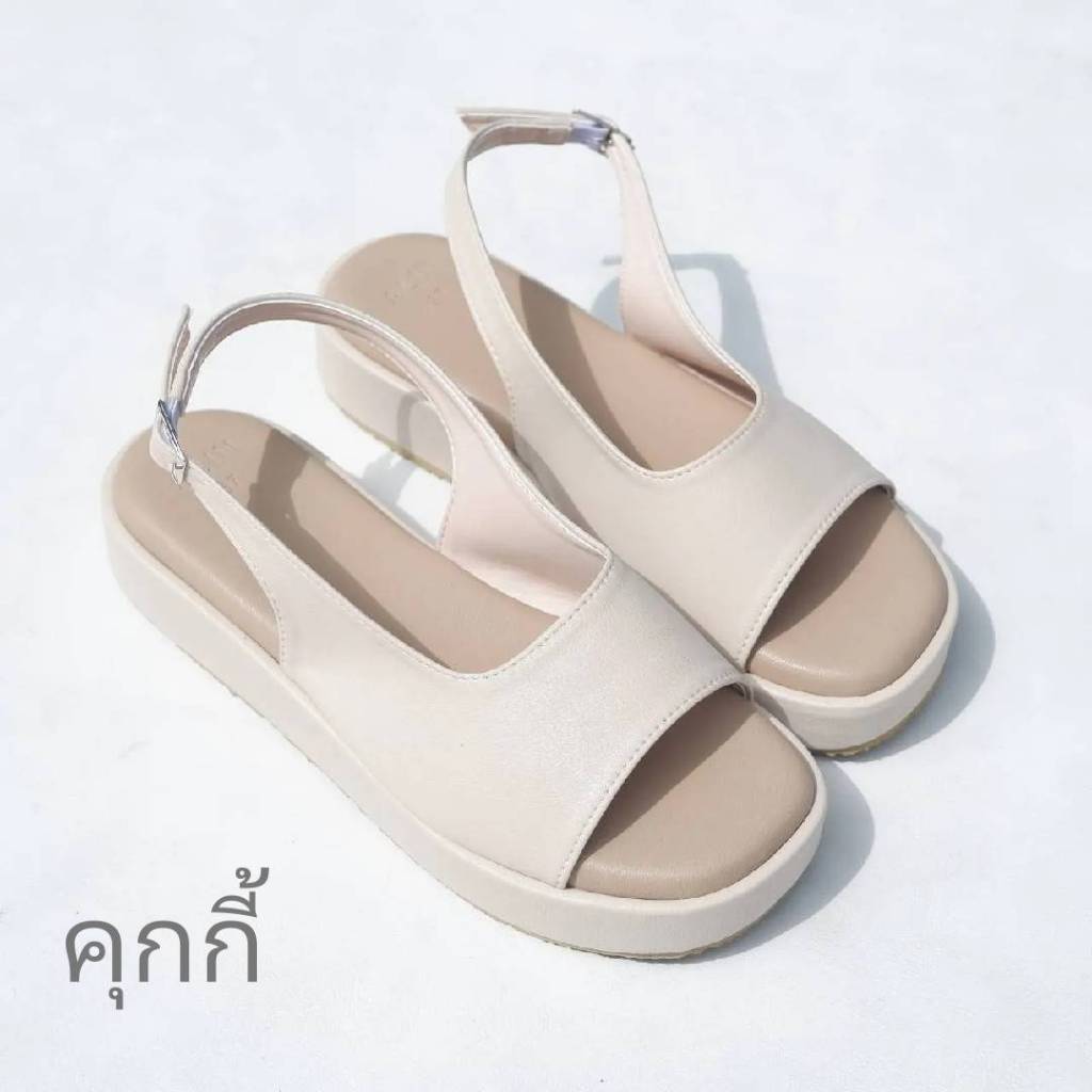 พร้อมส่งไวมาก!! ลอตใหม่ รองเท้าส้นตึกรัดส้น*shark*ไซส์ปกติ
