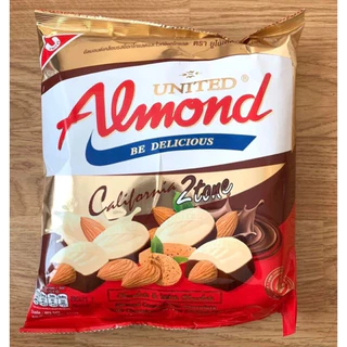 🌰ช็อกโกแลตUnited​ Almond​ ช็อกโกแลตผสมอัลมอนด์​ 247กรัม​ (1ห่อมี45เม็ด)ส่งเร็ว