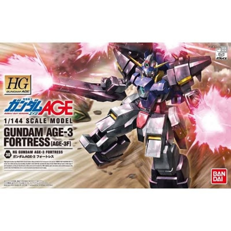 (ลด10%เมื่อกดติดตาม) HG 1/144 Age-3 Fortress Gundam (Age-3F)