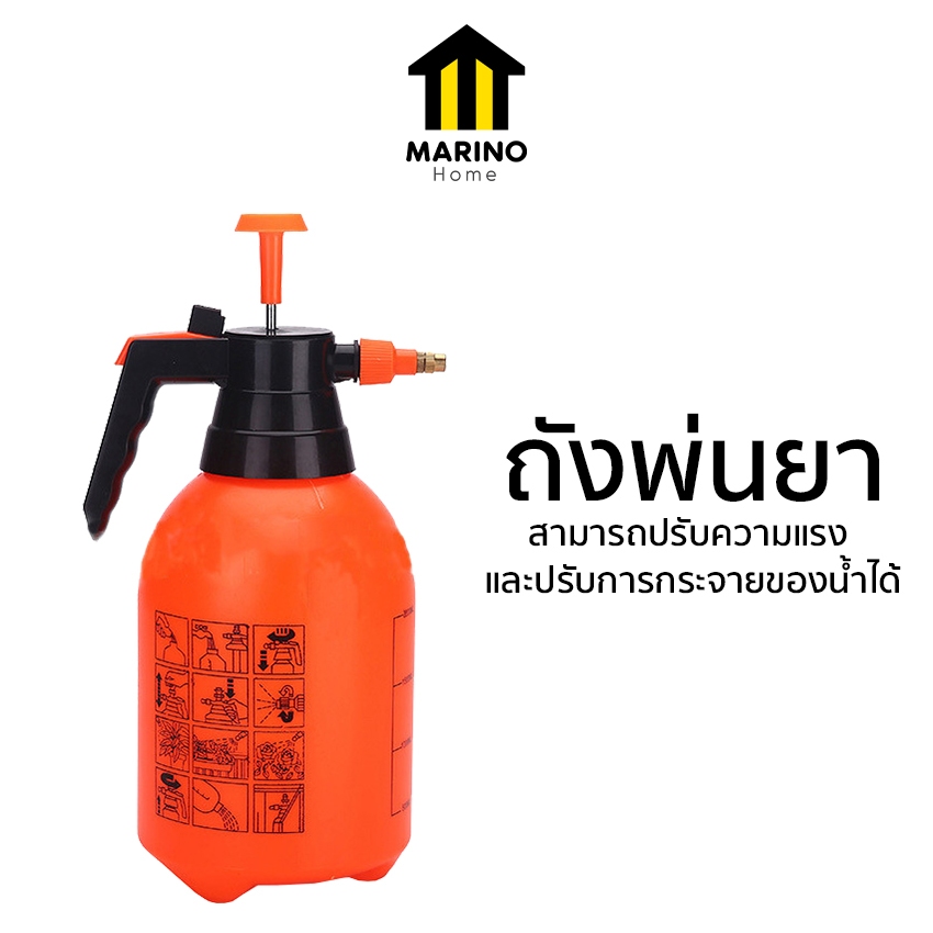 Marino Home ถังพ่นยา กระบอกพ่นยา ถังพ่นปุ๋ย ฟ๊อกกี้ foggy NO.KS003 KS004