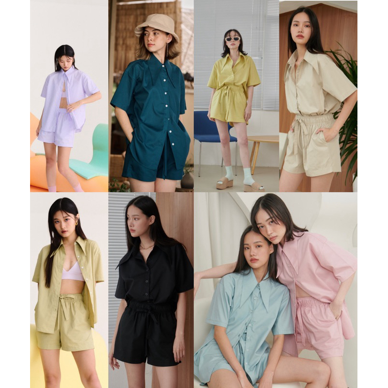 Nichi - Lisse ชุดเซ็ท(เสื้อ+กางเกง)