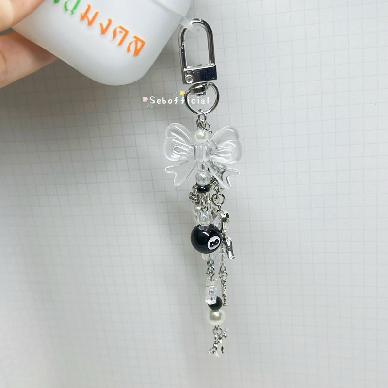 ♡ keychain Ribbon | พวงกุญแจน่ารักๆ ที่ห้อยโทรศัพท์ พวงกุญแจห้อยกระเป๋า ไดอารี่ แฟ้มการ์ด 🗝
