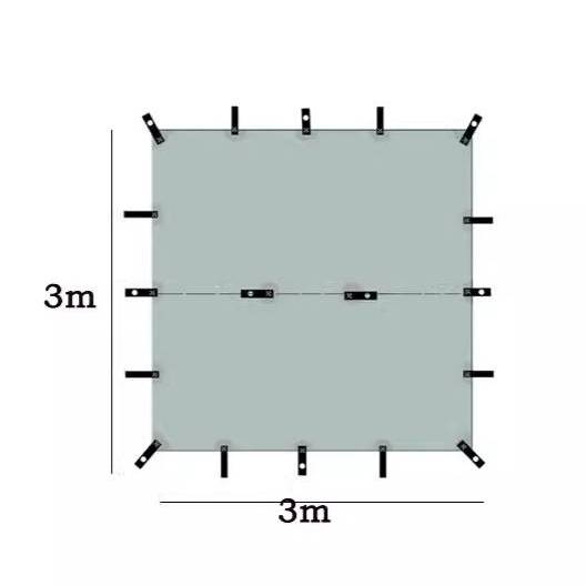 Aricxi Tarp  15D ทาร์ปใช้งานเปล เต้นท์ กันฝน กันลม คุณภาพดี ทนทาน (พร้อมส่งในไทย)