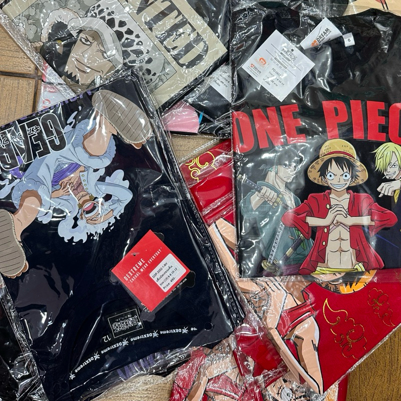 โล๊ะล้างสต๊อก เสื้อยืดเด็กวันพีชลิขสิทธ์แท้ อัลบั้มที่1