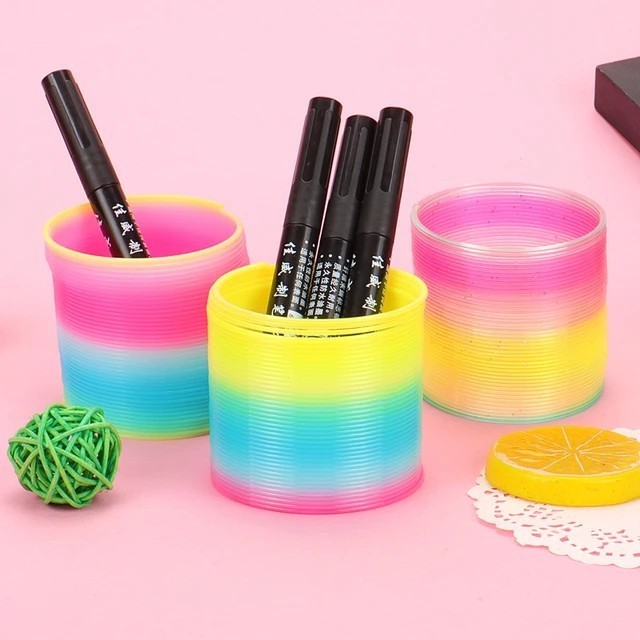 ของเล่นเด็ก Rainbow spring สปริงเรนโบว์ สปริงสายรุ้ง รูปที่ 3