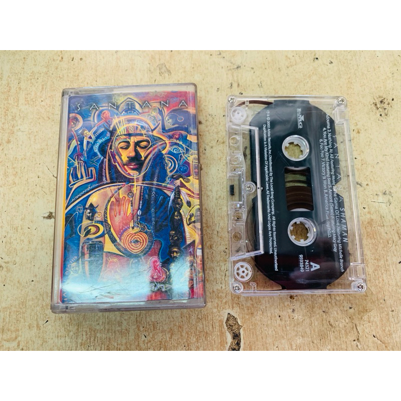 เทปเพลง เทปคลาสเซ็ต Santana shaman เทปยุค 90s