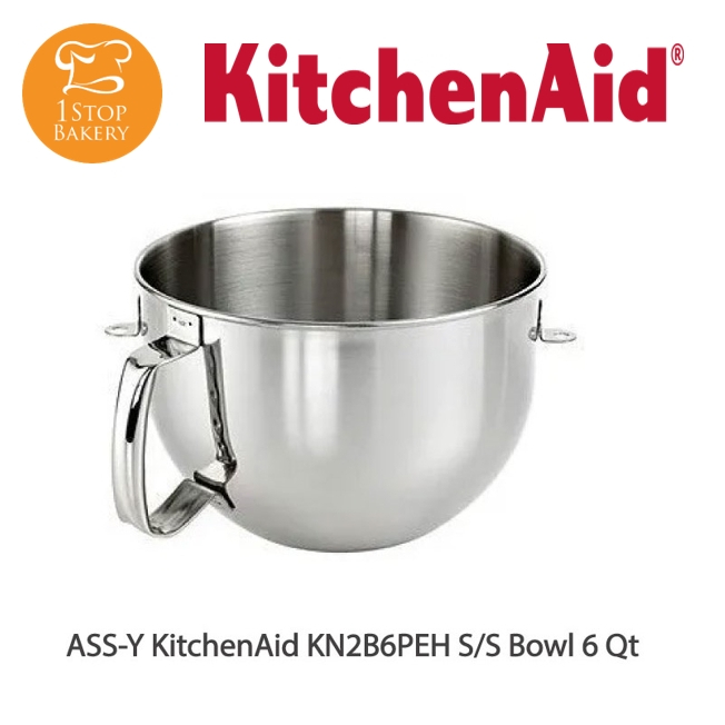 ASS-Y KitchenAid KN2B6PEH S/S Bowl 6 Qt (MA0059) / โถสแตนเลสผสมอาหาร สำหรับรุ่น 6 qt