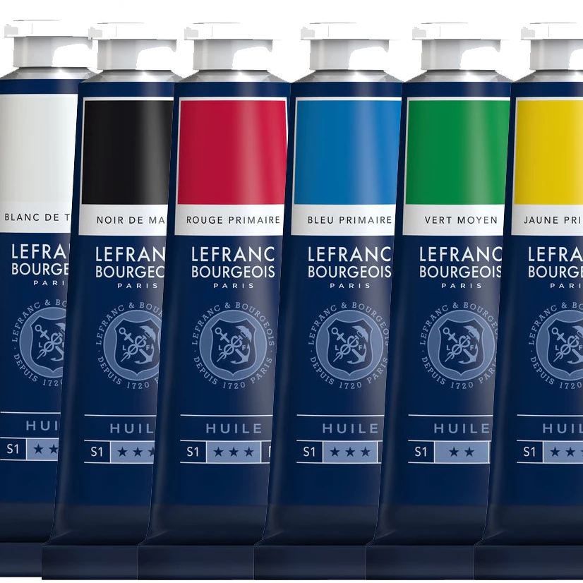 สีน้ำมัน Lefrance Fine Blue ขนาด 40 ml.มีให้เลือก 48สี
