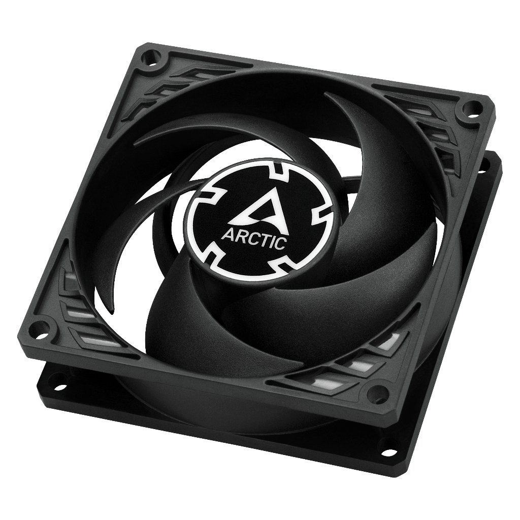 ARCTIC P8 PWM PST 3000mmRPM (Black) 8CM (Computer fan / พัดลมระบายความร้อนคอมพิวเตอร์) - รับประกัน 6 ปี