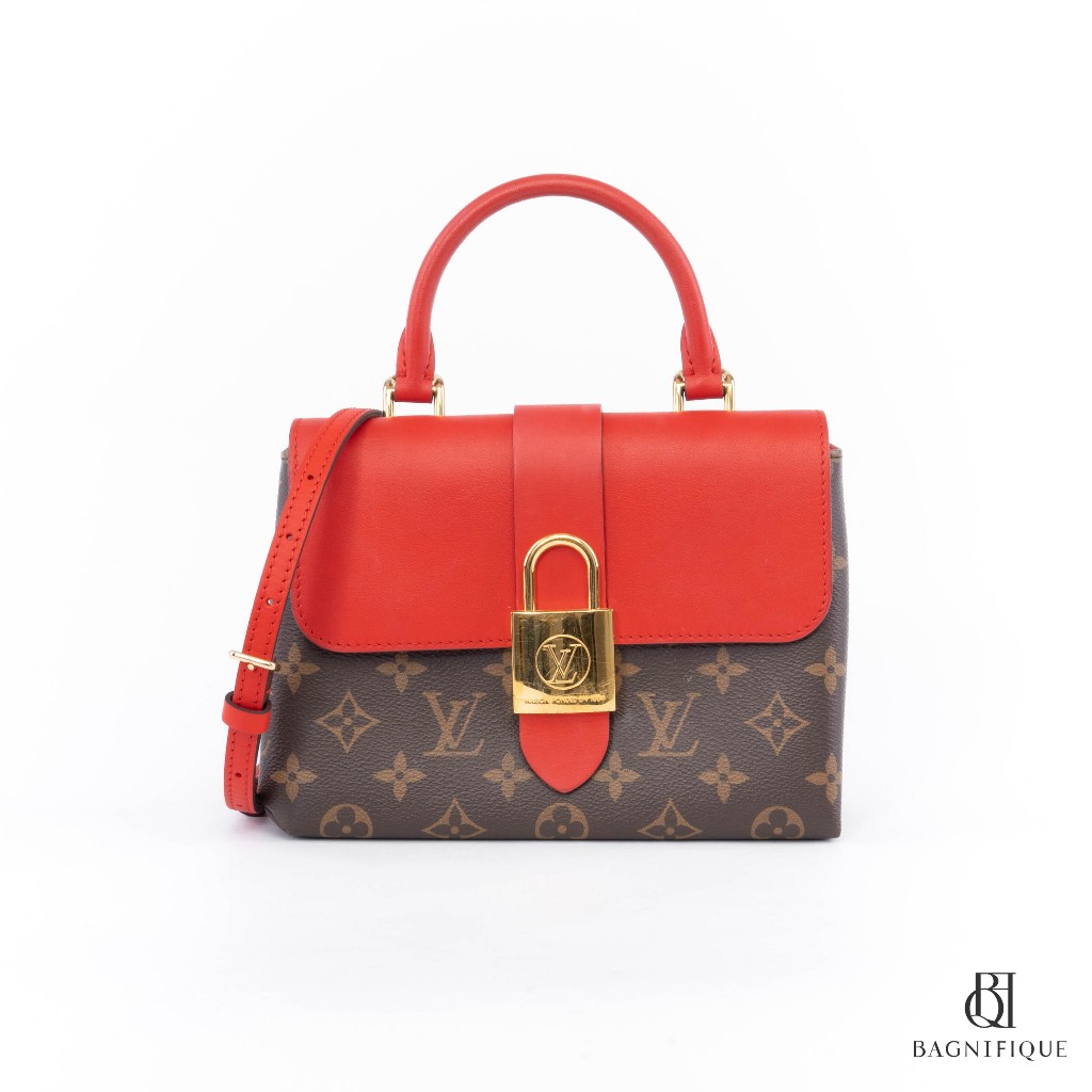 LV LOCKY BB RED BROWN MONOGRAM GHW