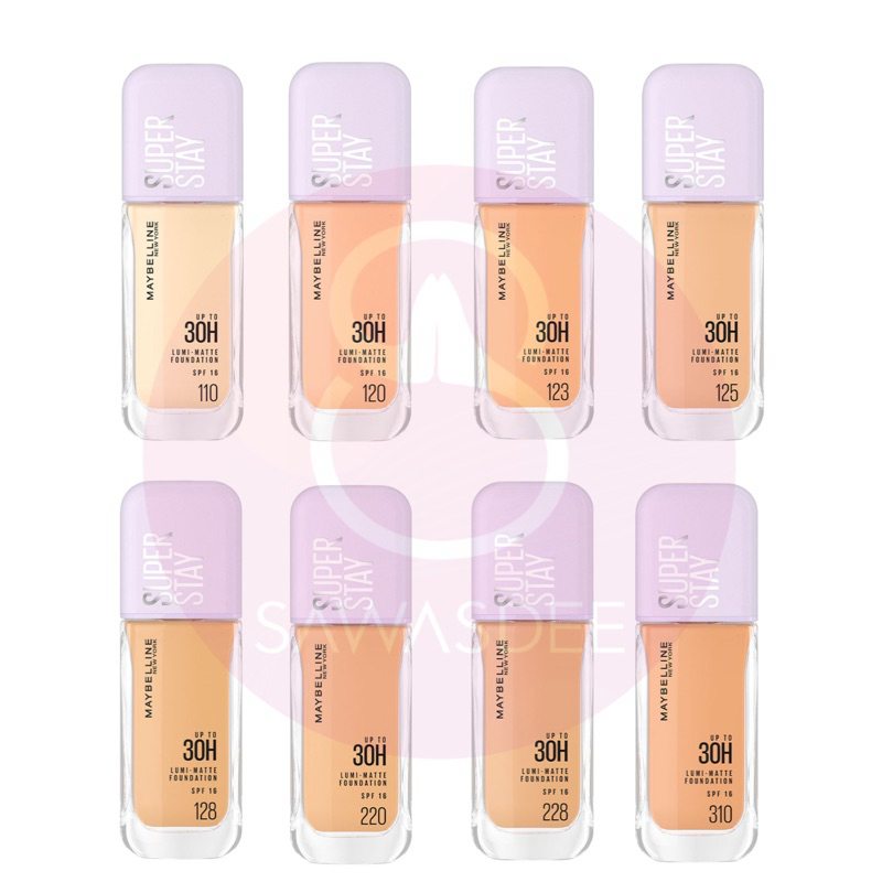 Maybelline New York Superstay Lumi - Matte Foundation 35ml เมย์เบลลีน นิวยอร์ก รองพื้นเนื้อแมท.