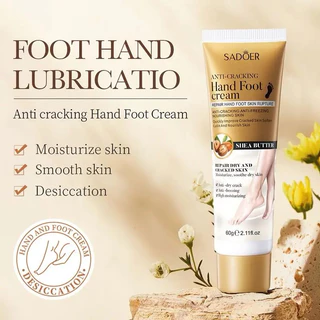 ครีมทาเท้า Sadoer Shea Butter Foot Cream 60 กรัม บำรุงผิวเท้า ผิวเนียนนุ่มชุ่มชื้น ลดผิวแตกแห้ง กลิ่นหอม N565