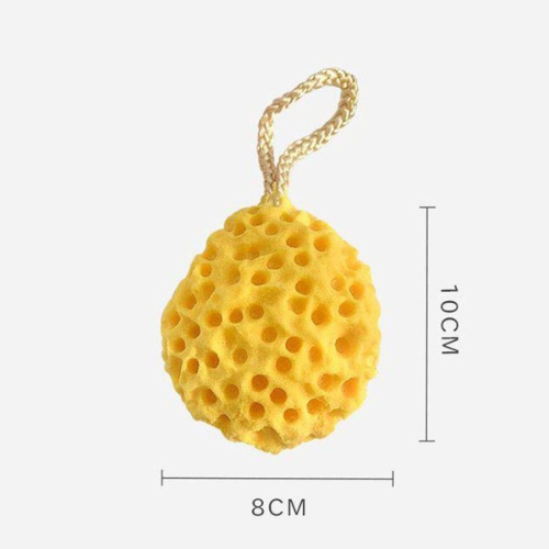 ฟองน้ําอาบน้ํา รูปรังผึ้ง ฟองน้ำขัดตัวเด็ก เสมือนฟองน้ำธรรมชาติ พร้อมเชือกเส้นเล็ก สําหรับขัดผิวที่ตายแล้ว - รูปที่ 3