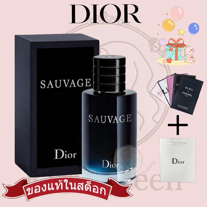 น้ำหอมผู้ชาย Dior Sauvage EDT น้ำหอมDior EDP 100ML น้ำหอมผู้ชาย/น้ำหอมยอดนิยม/น้ำหอมติดทนนาน🎁ตัวอย่างของขวัญฟรี🎁