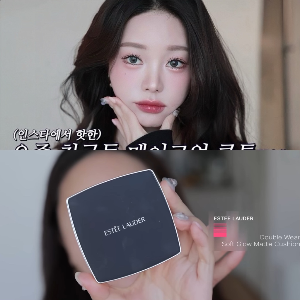 (ได้รีฟิล) Estee Lauder Double Wear Soft Glow Matte Cushion ของแท้จากช็อปเกาหลี✔️ Spf45/pa+++ สินค้า