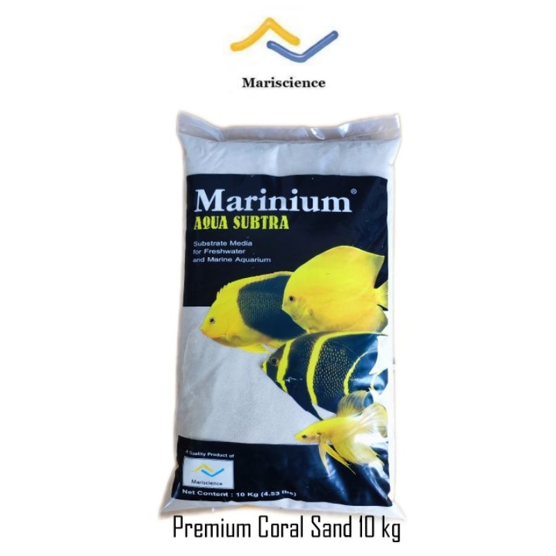 เศษปะการังบดละเอียด เกรดพรีเมี่ยม Marinium Premium Coral Sand 10kg