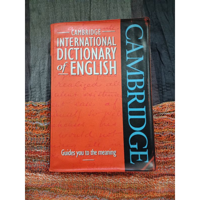 CAMBRIDGE   INTERNATIONAL DICTIONARY OF ENGLISH
