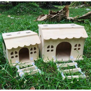 บ้านนก บ้านไม้สำหรับชูการ์ขนาดใหญ่ เปิดฝาด้านบนได้ มี 2 ขนาดให้เลือก [WC08/WC09]